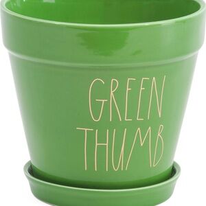 Rae Dunn Green Thumb Planter